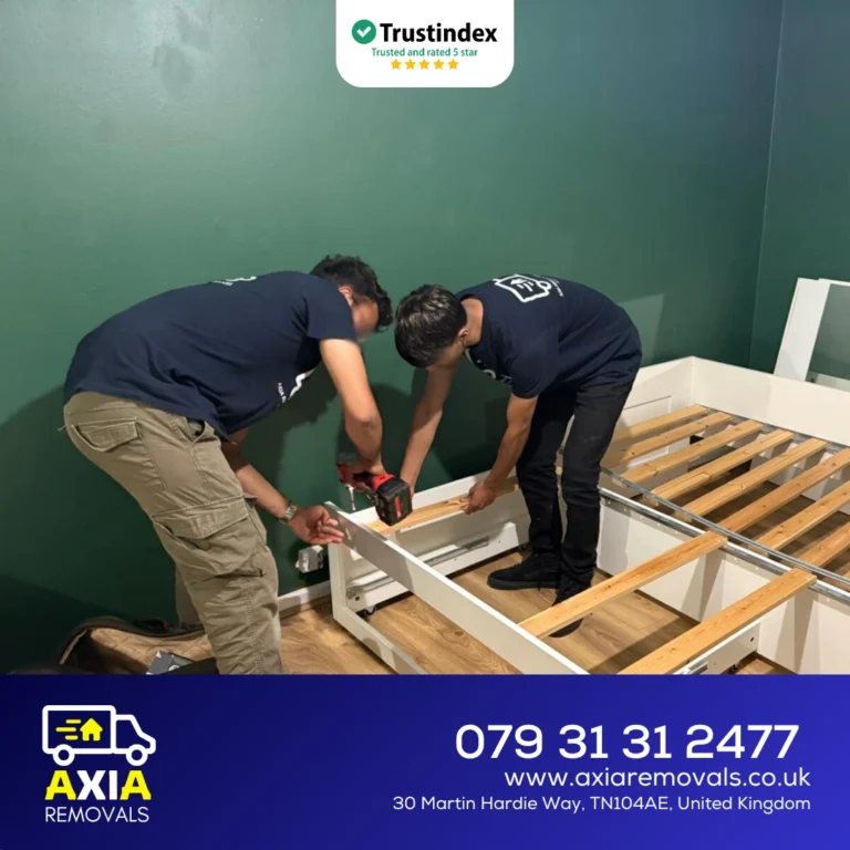 Axia Removals team providing professional home moving services