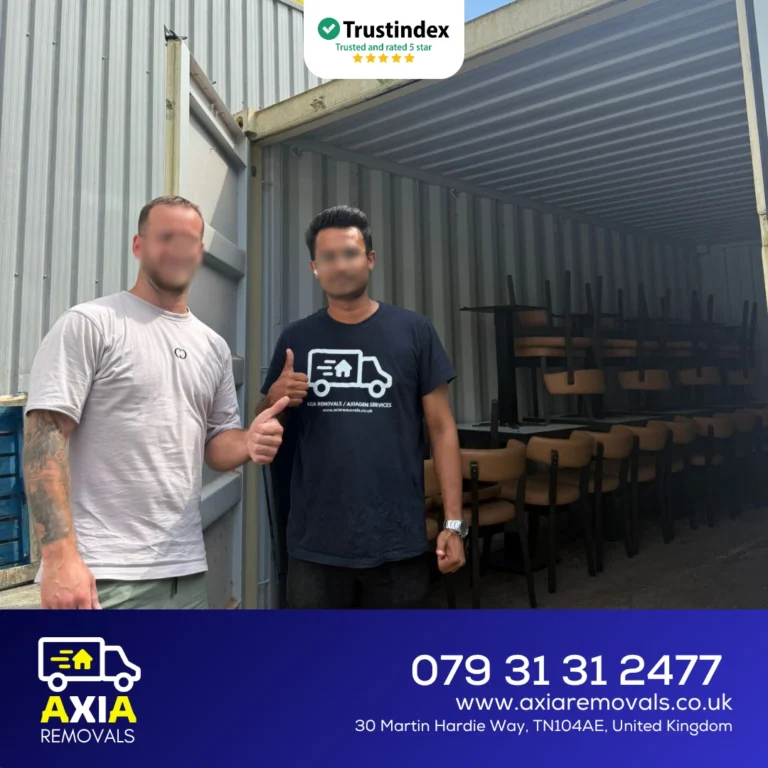Axia Removals team providing professional home moving services